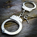 Police Edition Double Lock Steel Professional Grade Handcuffs - Silver SD-Handcuffs - Tophatter Daily Deals