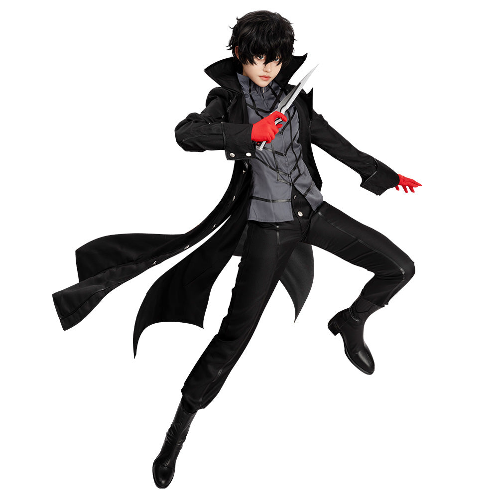 [In stock] Persona 5 Joker Protagonist Akira Kurusu Ren Amamiya Cosplay Costume - Tophatter Daily Deals