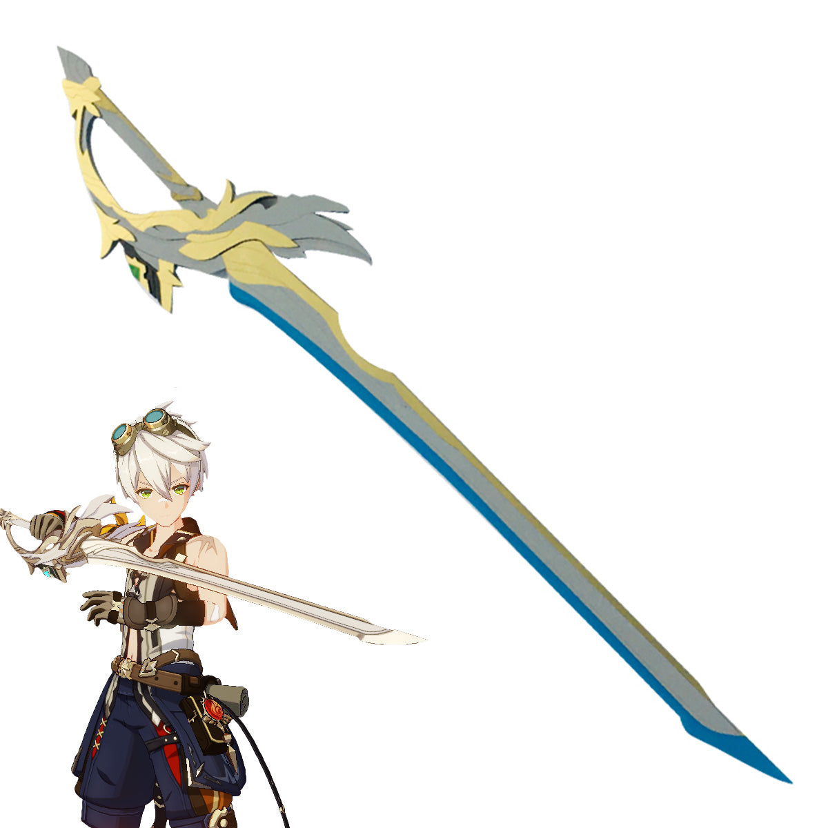 Genshin Impact Bennett Sword Cosplay Weapon Prop Prop - Tophatter Daily Deals