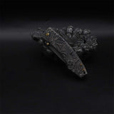 Wolf Head Relief Folding Knife - Tophatter Daily Deals