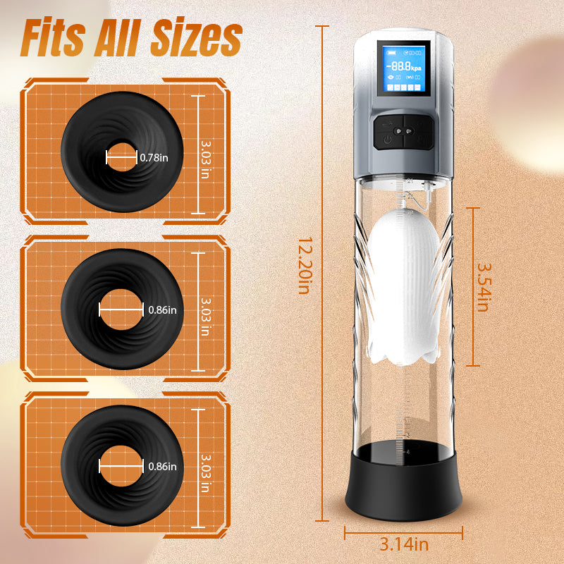 Acmejoy - Robert 2 IN 1 Powerful Vibrating Masturbator Penis Pump with Manual Mode Penis Pumps - Tophatter Daily Deals