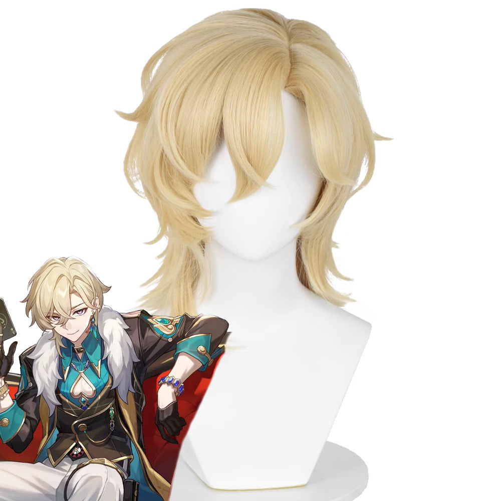 Honkai: Star Rail Aventurine Gold Cosplay Wig Wig - Tophatter Daily Deals