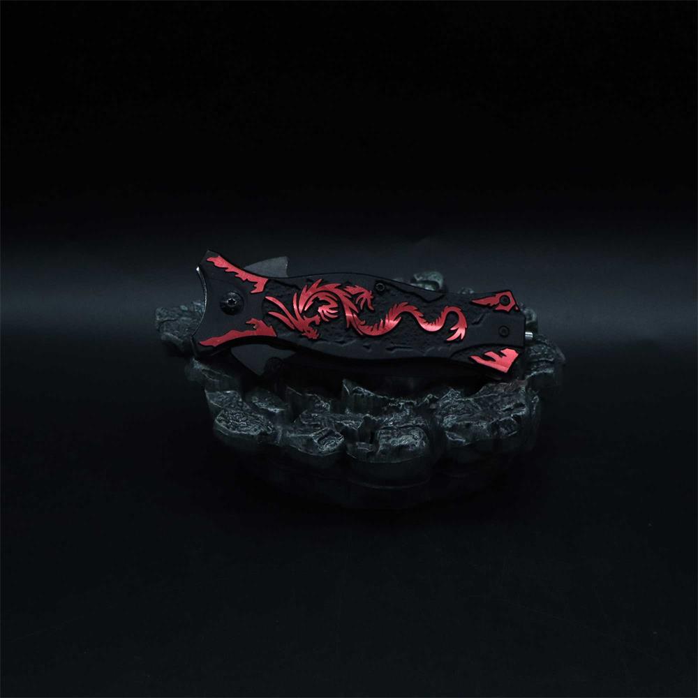 Dragon Totem Skeleton Folding Knife - Tophatter Daily Deals