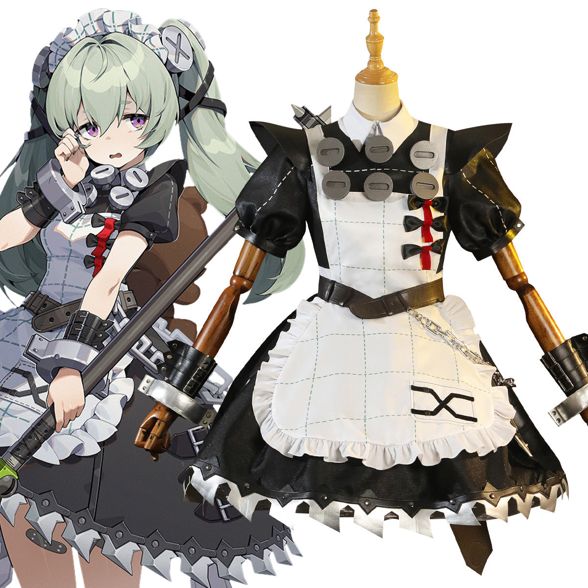 Zenless Zone Zero Corin Wickes Victoria Housekeeping B Edition Cosplay Costume Costume - Tophatter Daily Deals