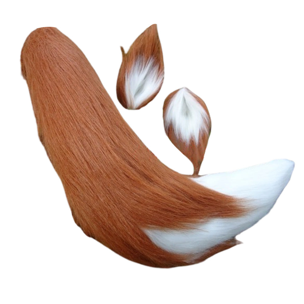 Spice and Wolf Holo Cosplay Ears and Tail Cosplay Accessory Prop- B Edition Prop - Tophatter Daily Deals