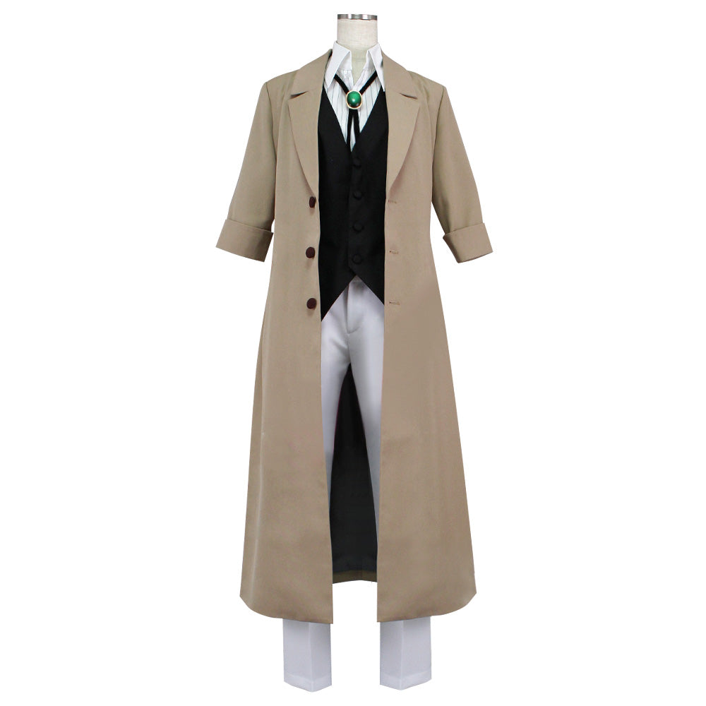 Bungou Stray Dogs Osamu Dazai Brown Cosplay Costume Costume - Tophatter Daily Deals