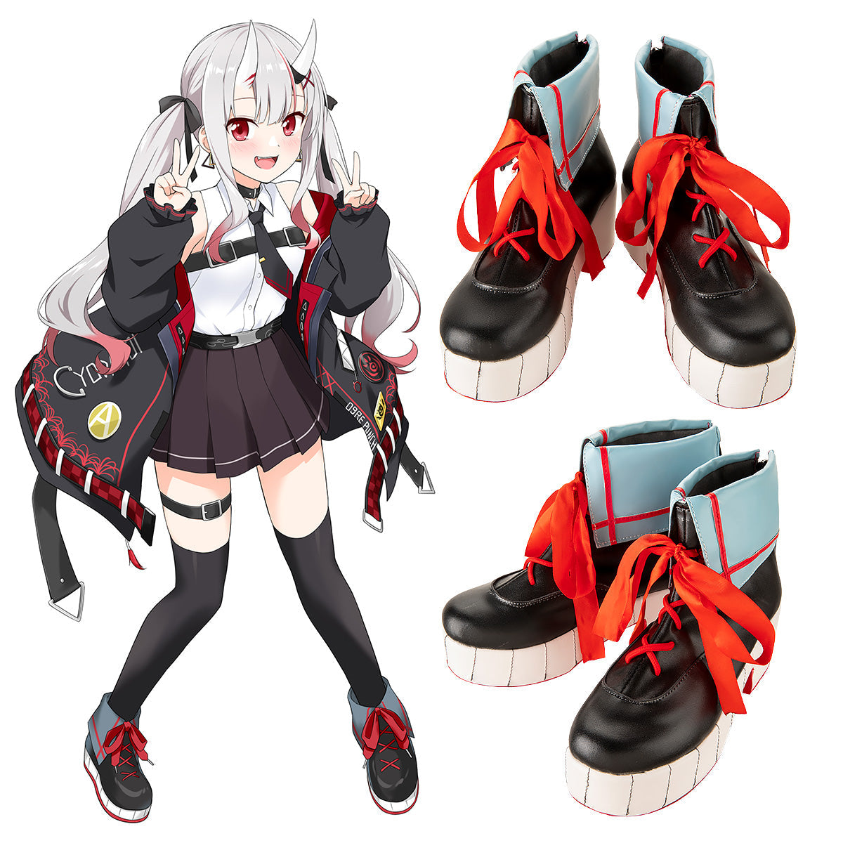 Virtual YouTuber Hololive Nakiri Ayame Shoes Cosplay Shoes Shoes/Boots - Tophatter Daily Deals
