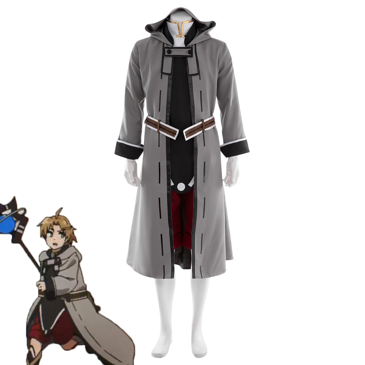 Mushoku Tensei: Jobless Reincarnation Rudeus Greyrat B Cosplay Costume Costume - Tophatter Daily Deals