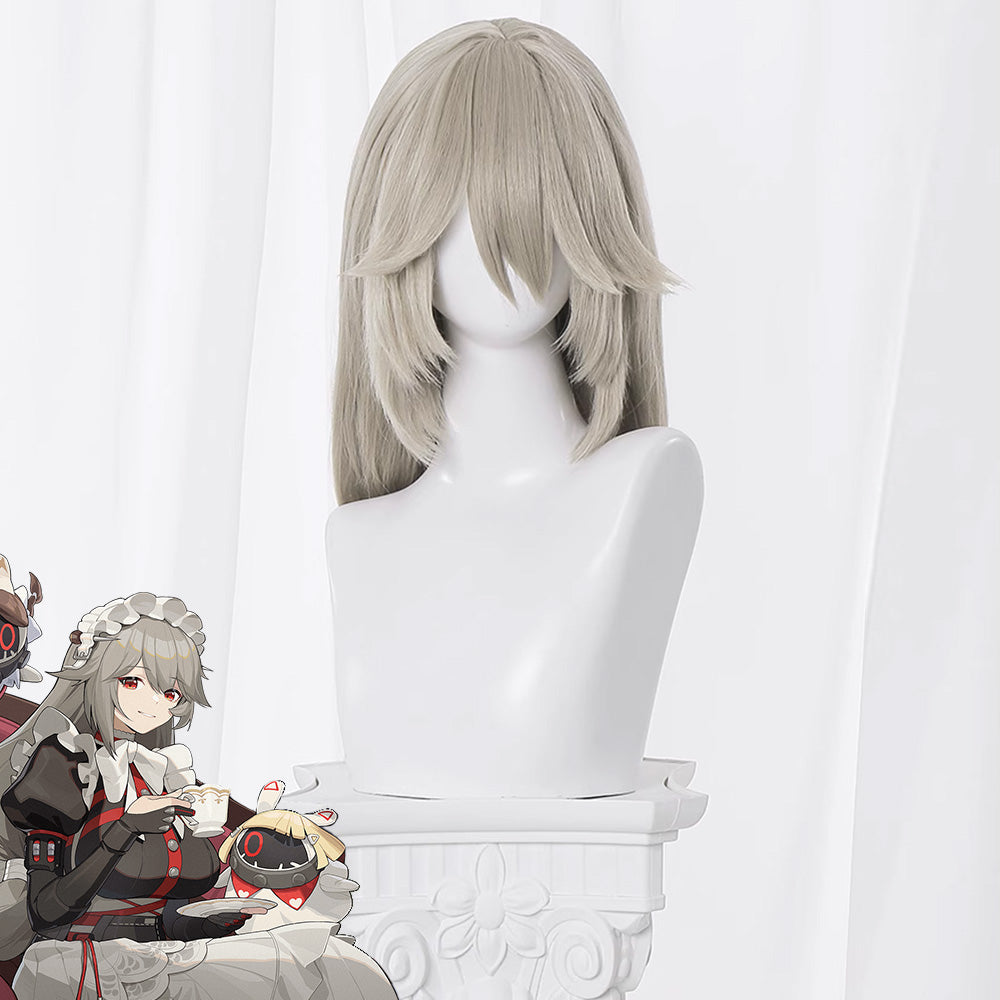 Zenless Zone Zero Victoria Housekeeping Rina Gray Cosplay Wig Wig - Tophatter Daily Deals