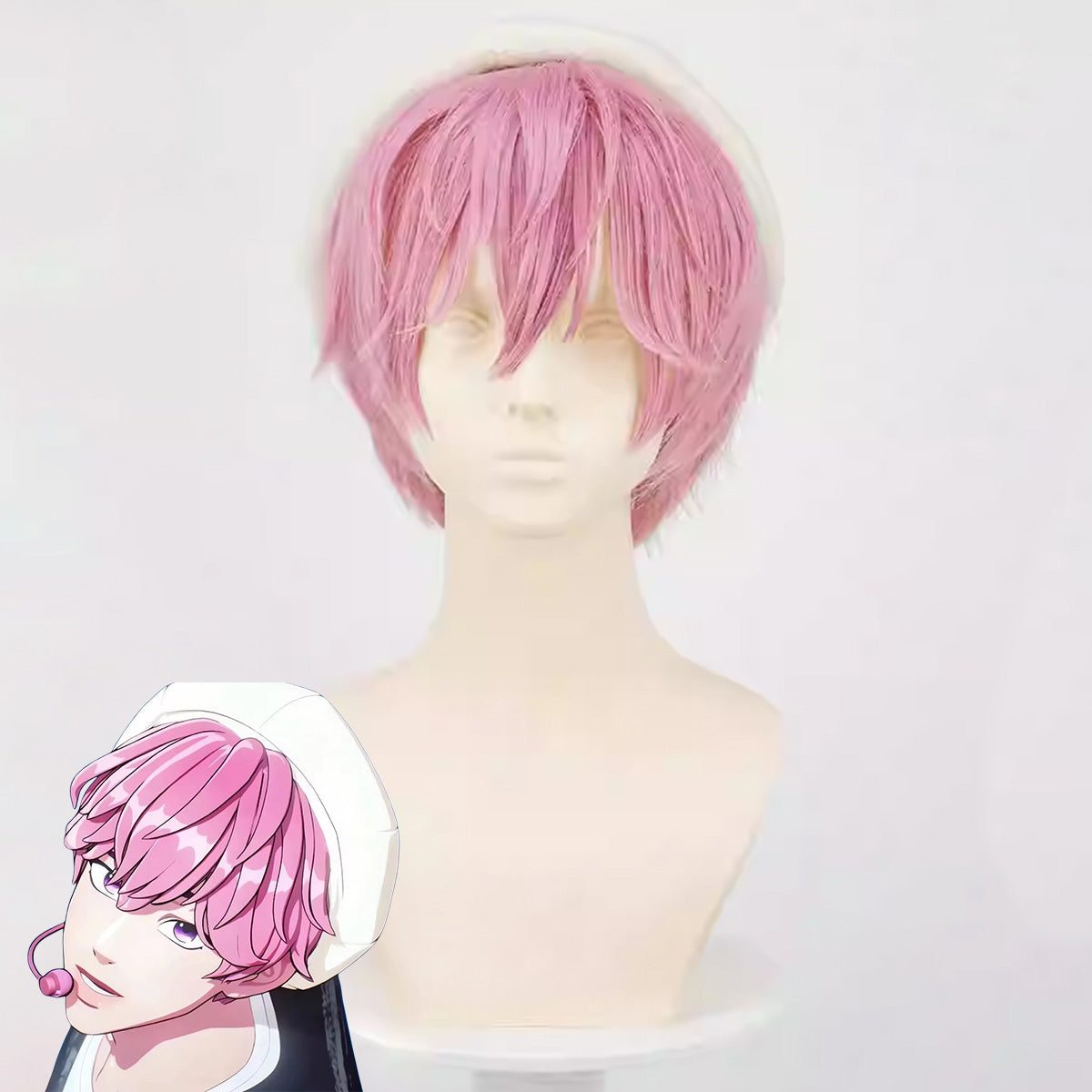 Virtual Kpop Idol PLAV Bamby Pink Cosplay Wig Wig - Tophatter Daily Deals