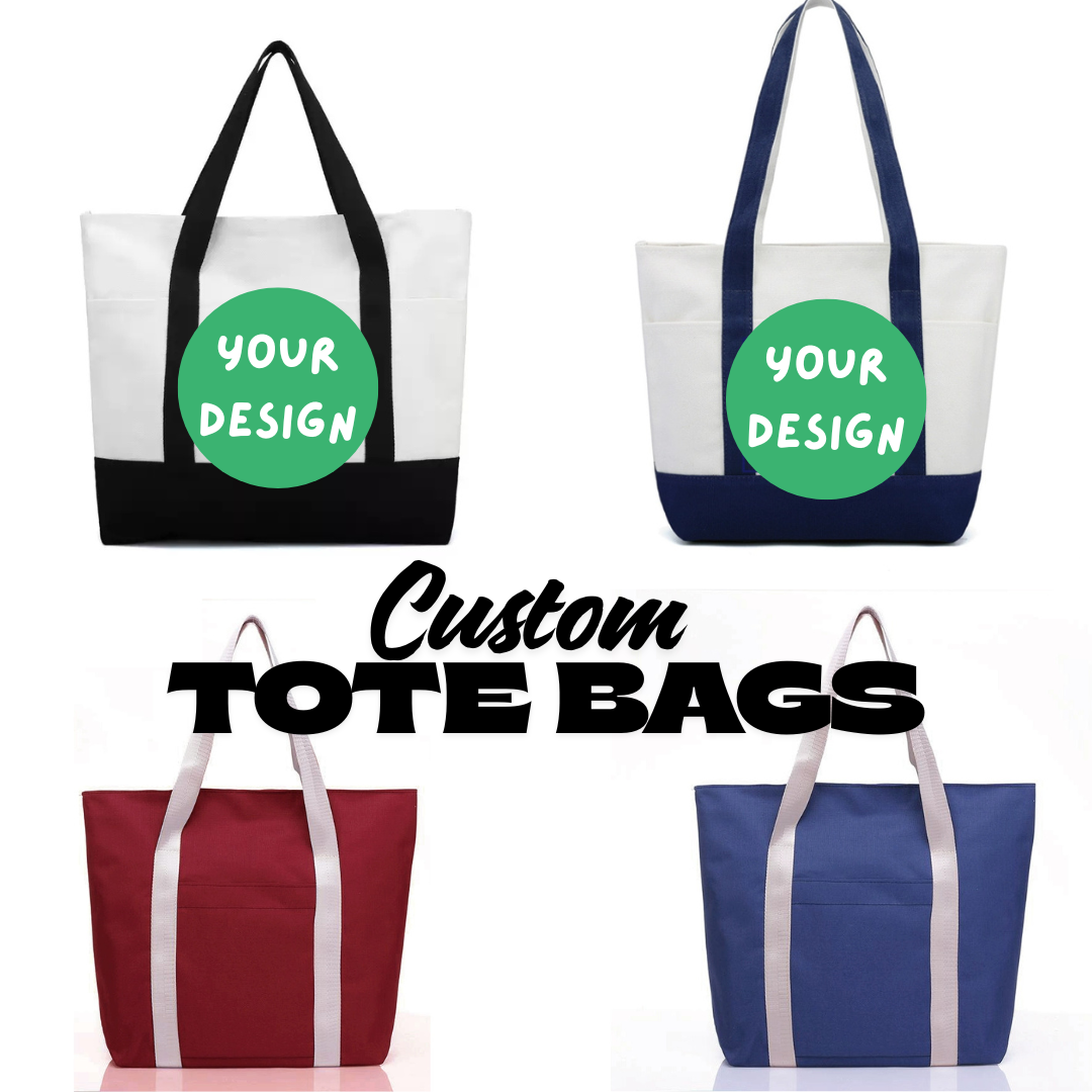 Custom Tote Bags - Tophatter Daily Deals