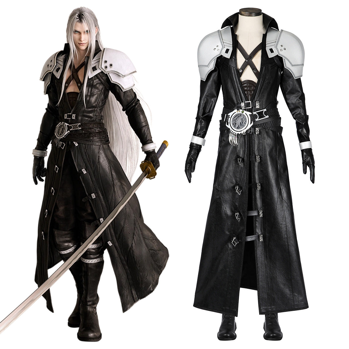 Final Fantasy VII FF7 Rebirth Sephiroth Cosplay Costume Costume - Tophatter Daily Deals