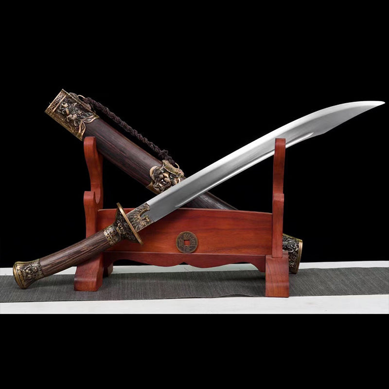 Handmade Tiger High Manganese Steel Chinese Sword - Tophatter Daily Deals