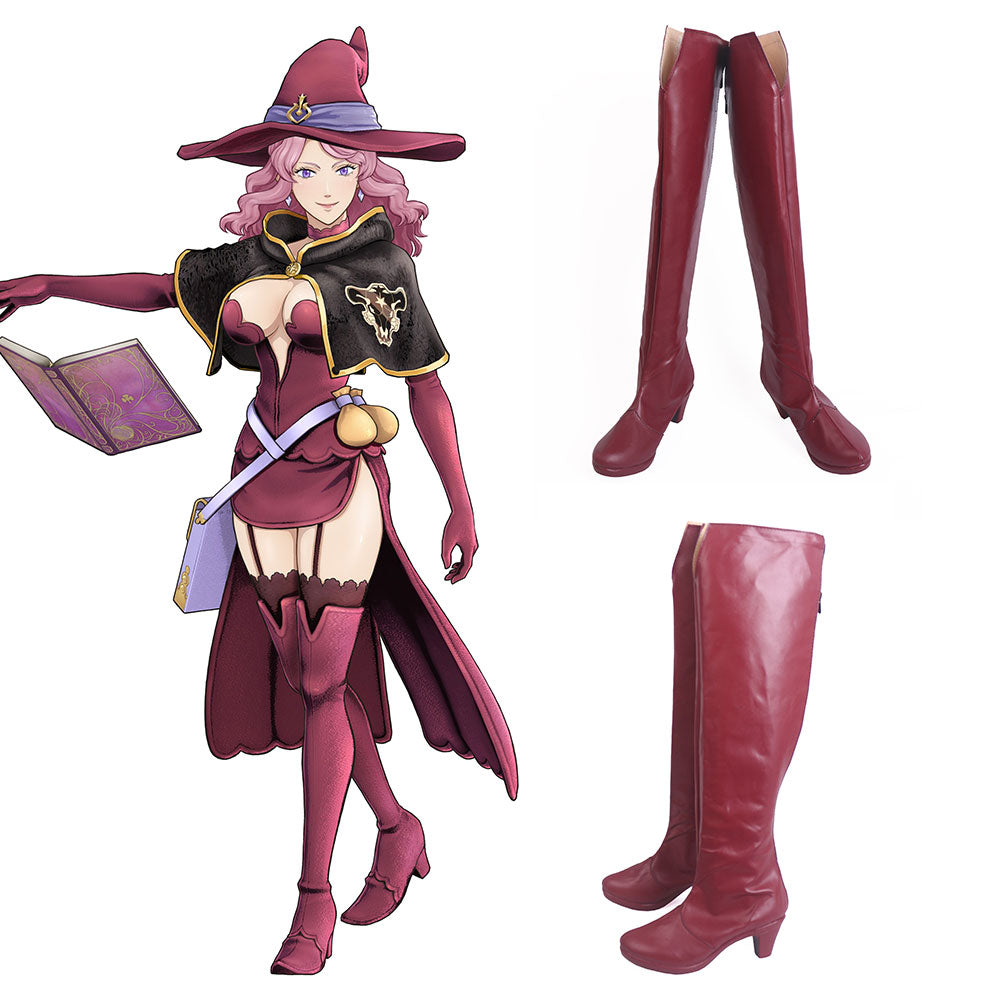 Black Clover Vanessa Enoteca Red Shoes Cosplay Boots Shoes/Boots - Tophatter Daily Deals