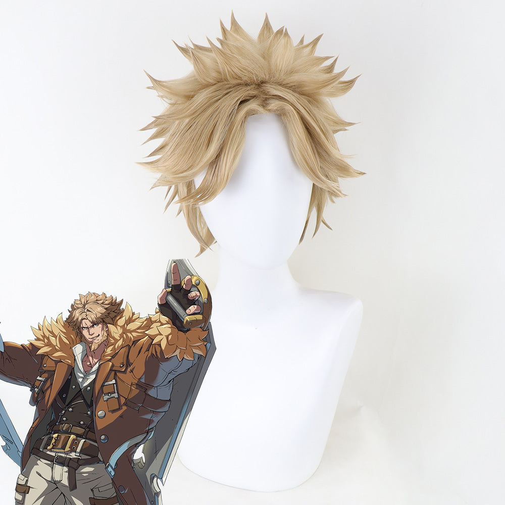 Guilty Gear STRIVE Leo Whitefang Golden Cosplay Wig Wig - Tophatter Daily Deals