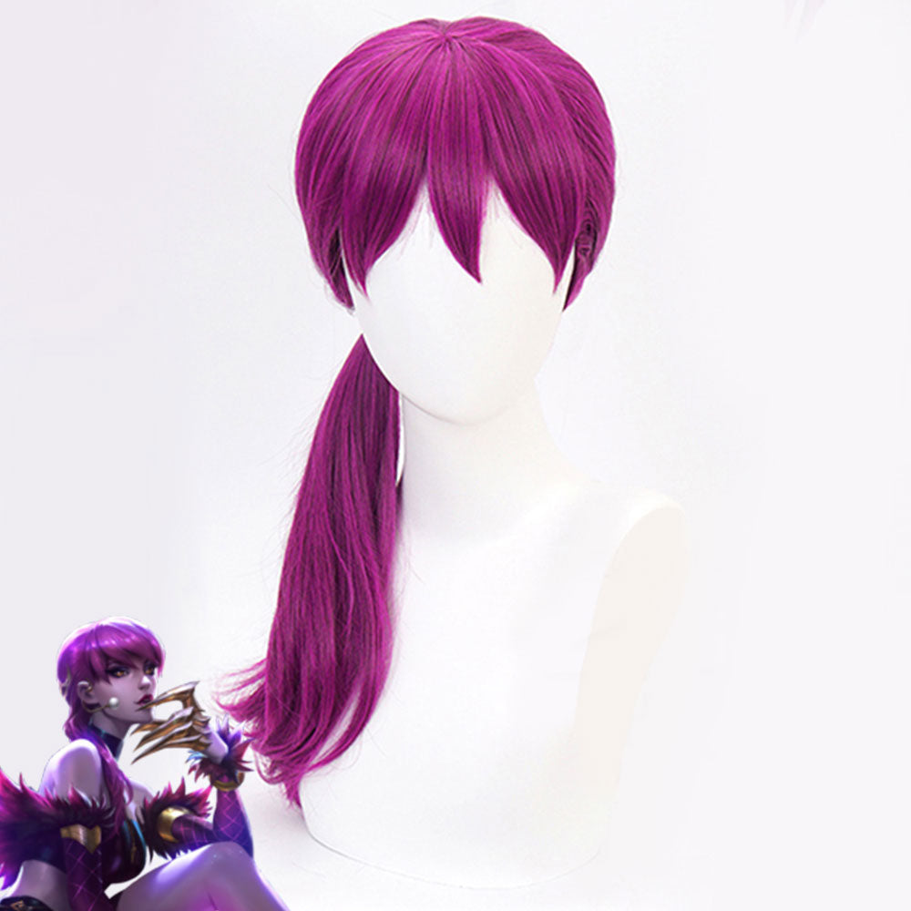 League Of Legends LOL KDA K/DA Evelynn Purple Cosplay Wig Wig - Tophatter Daily Deals
