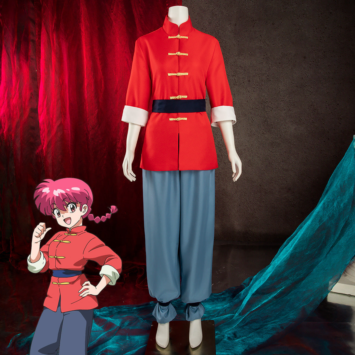 Ranma ½ Ranma 1/2 Ranma Saotome Female Cosplay Costume Costume - Tophatter Daily Deals