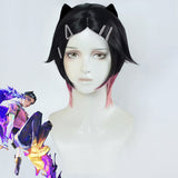 Valorant Clove Black Purple Cosplay Wig Wig - Tophatter Daily Deals