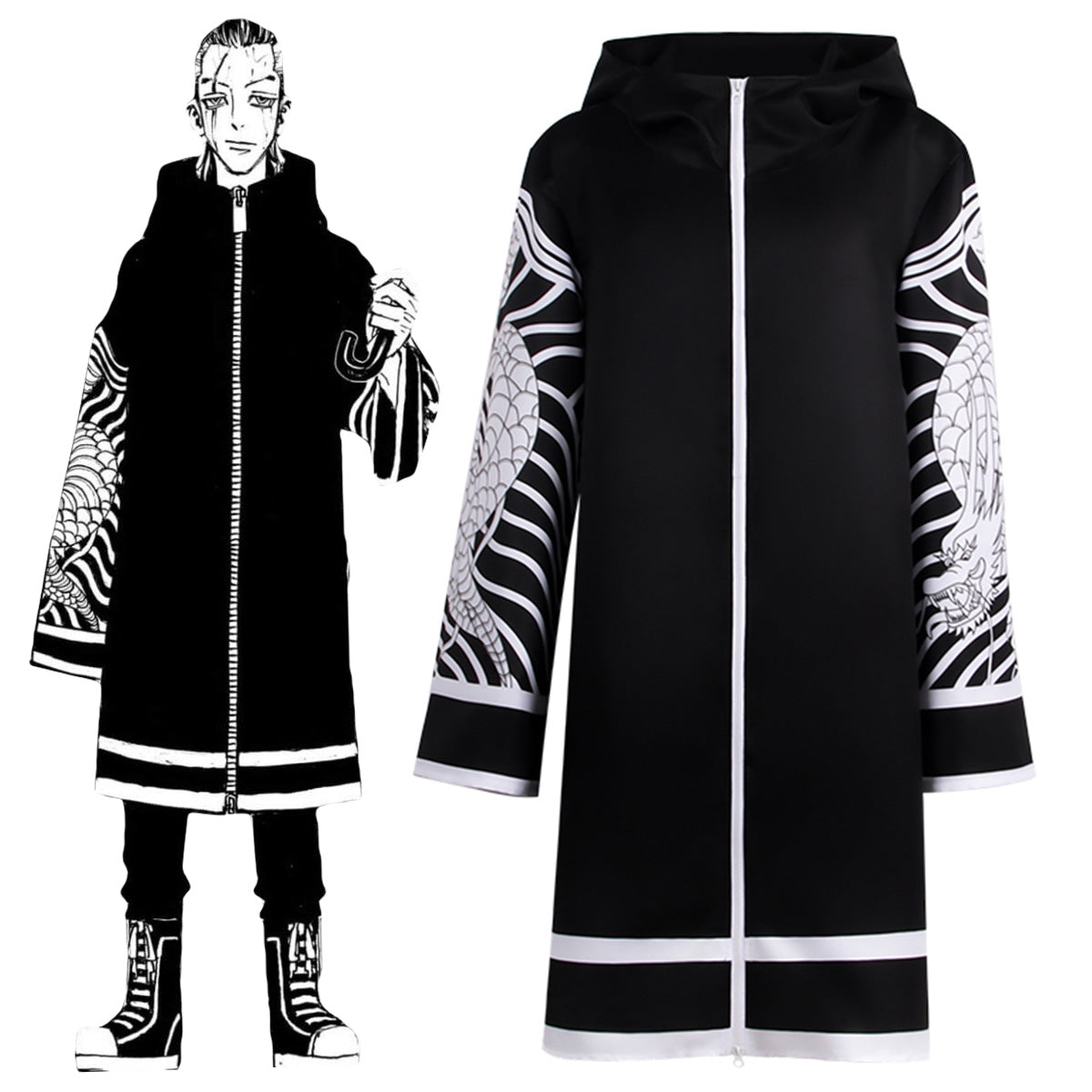 Tokyo Revengers Brahman Takeomi Akashi Coat Cosplay Costume Costume - Tophatter Daily Deals