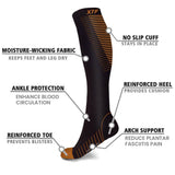 12-Pairs: Athletic Graduated Knee-High Compression Socks Health & Wellness - Tophatter Daily Deals