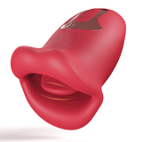 Ramsdell 10 Biting Modes & 10 Vibrating Speeds Stimulate Nipple Clitoral Women Vibrator Red Vibrators - Tophatter Daily Deals
