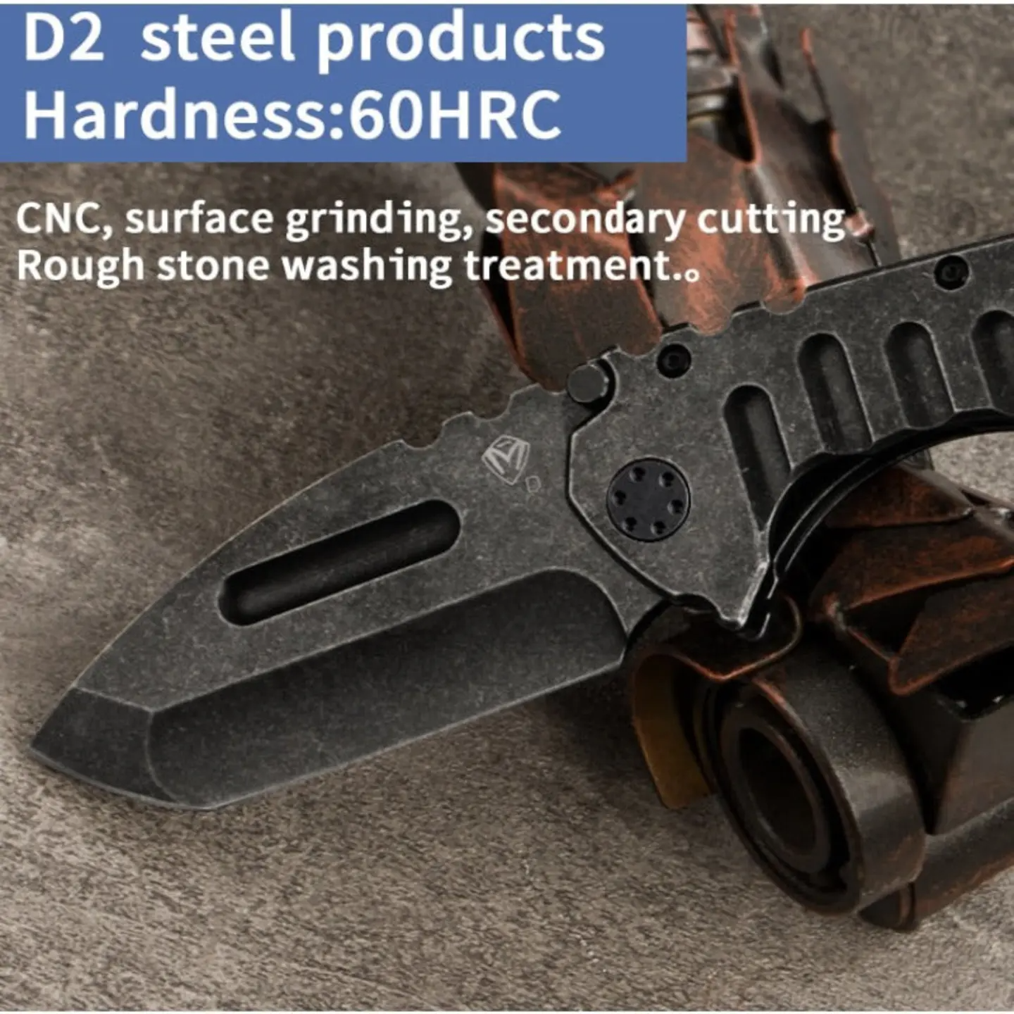 Tactical Straight Knife - Tophatter Daily Deals