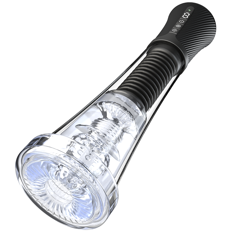 Acmejoy - Upgraded Stroker & Pump & Glans Trainer 3 IN 1 Vibration, Suction & App Control Penis Pump Penis Pumps - Tophatter Daily Deals