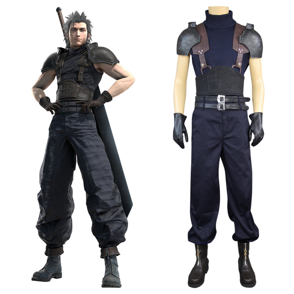 [In stock]Final Fantasy VII Remake Rebirth FF7R Zack Fair Crisis Core Cloud Strife Cosplay Costume - Tophatter Daily Deals