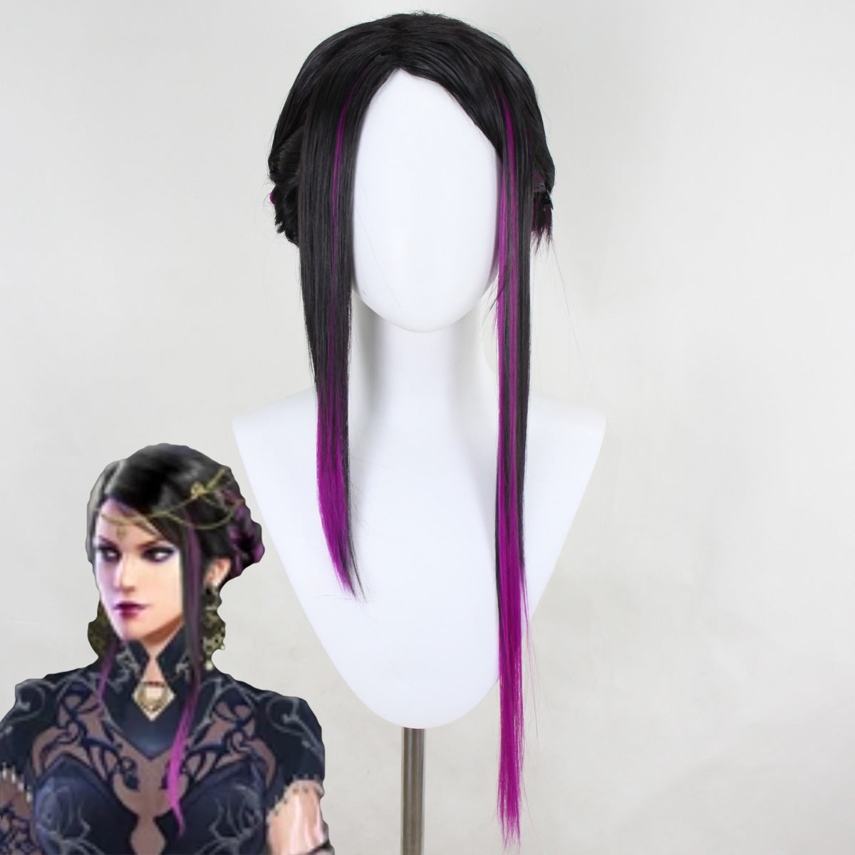 Tekken 8 Zafina Purple Cosplay Wig Wig - Tophatter Daily Deals