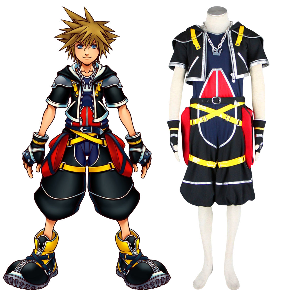 Kingdom Hearts 2 Sora Cosplay Costume Costume - Tophatter Daily Deals