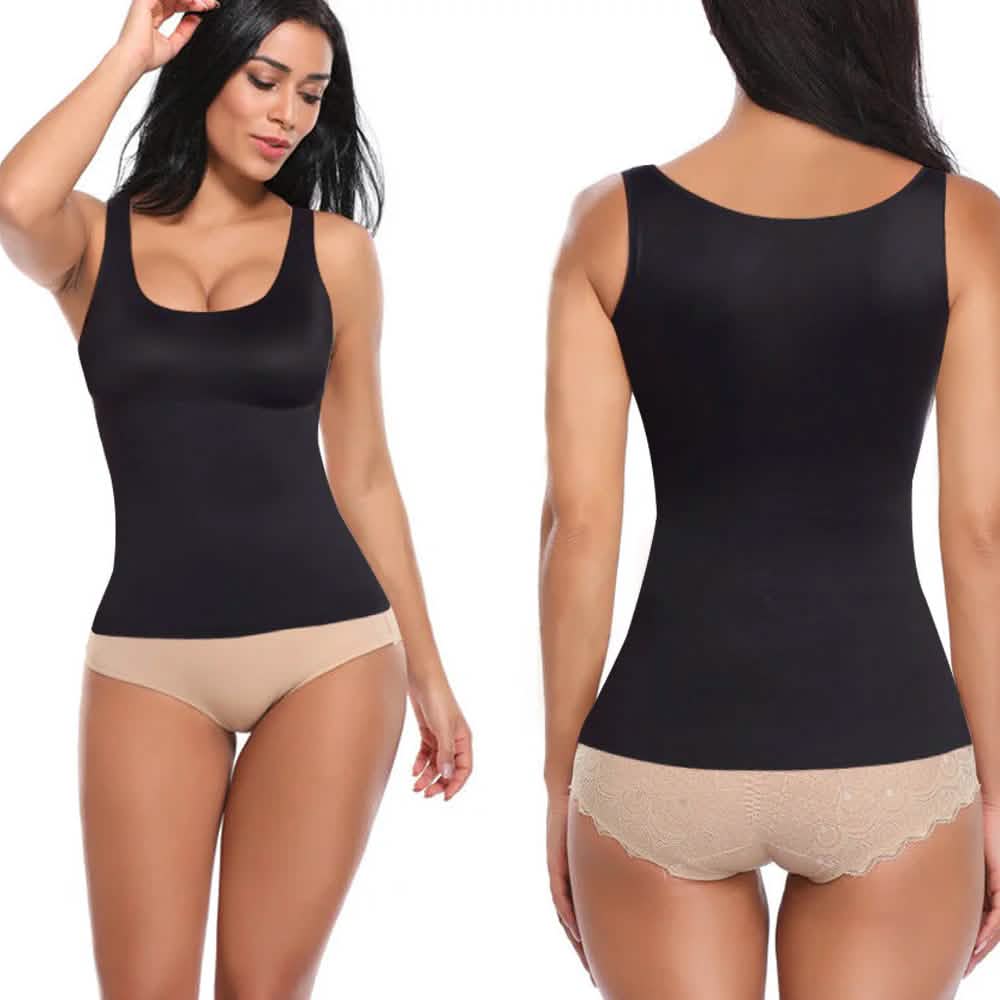 Women's Slimming Support Compression Shaping Tank Top Black Women's Lingerie - Tophatter Daily Deals