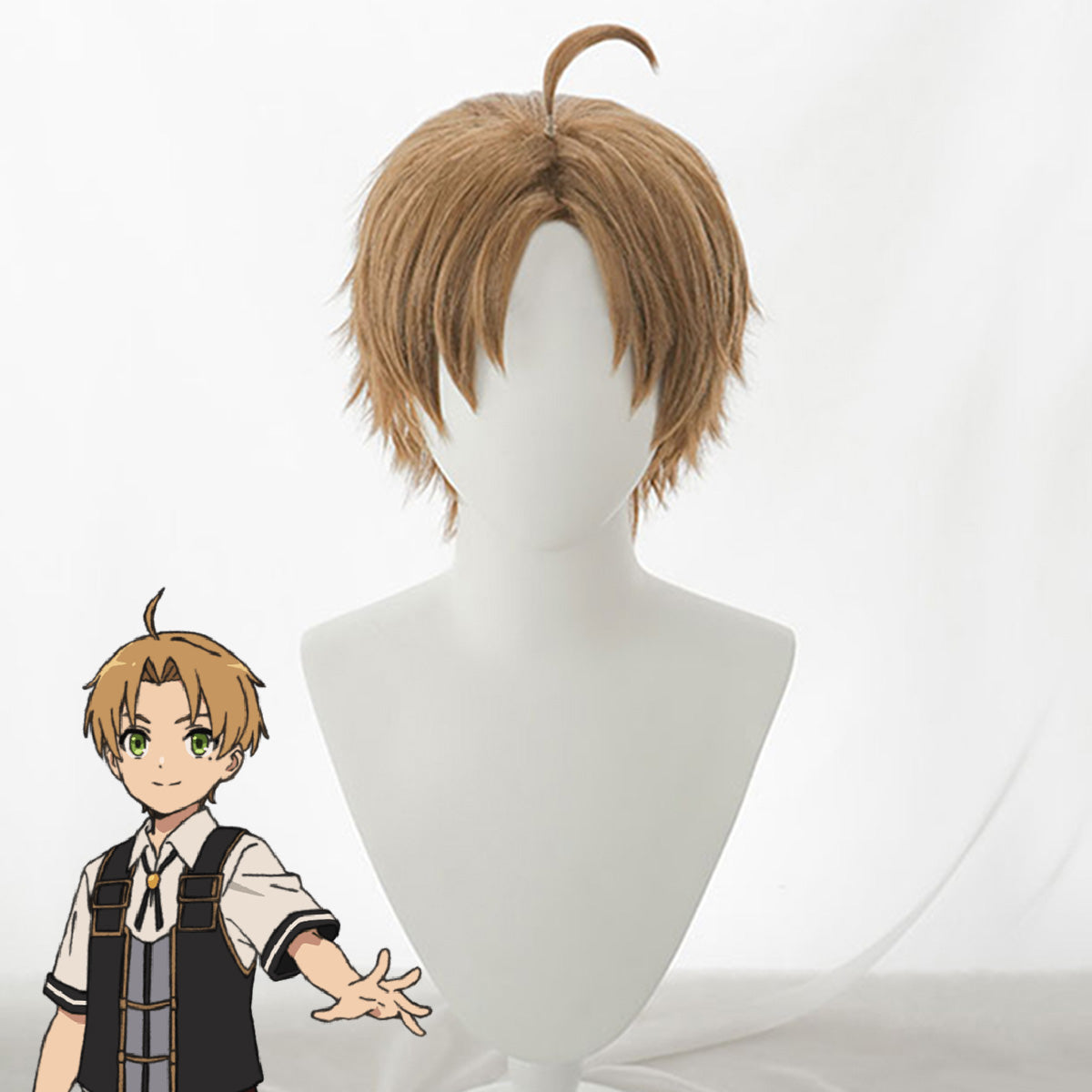 Mushoku Tensei: Jobless Reincarnation Rudeus Greyrat Golden Cosplay Wig Wig - Tophatter Daily Deals