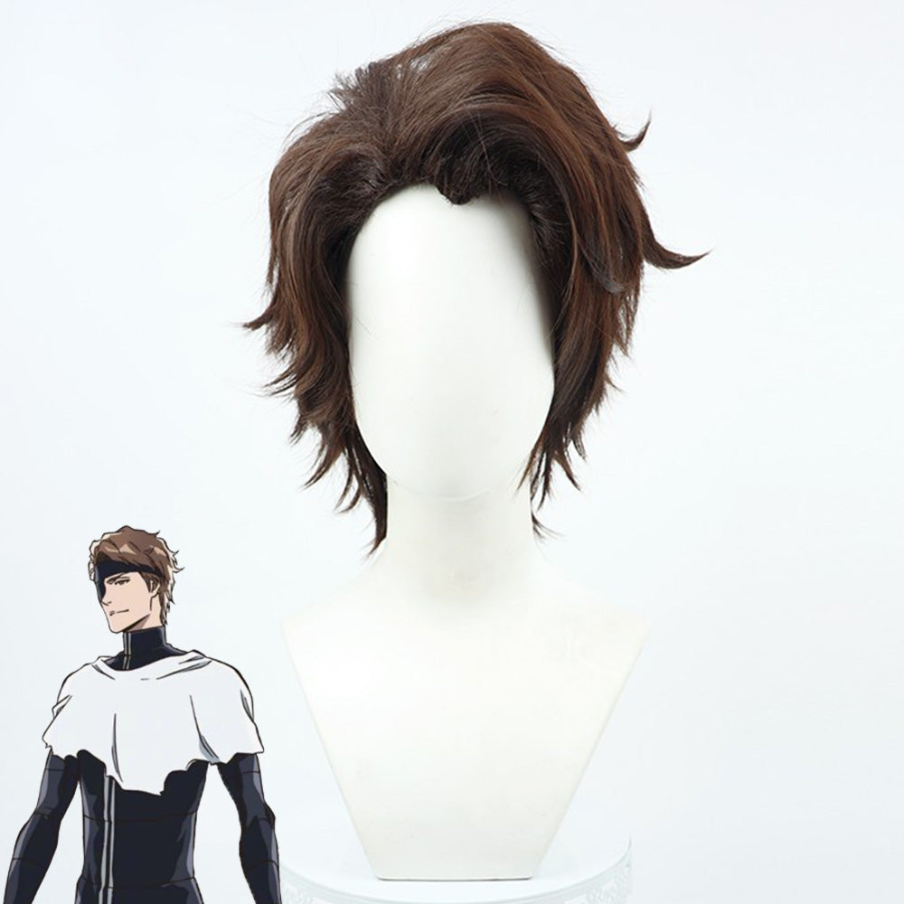 Bleach: Thousand Year Blood War Arc Sosuke Aizen Brown Cosplay Wig Prop - Tophatter Daily Deals