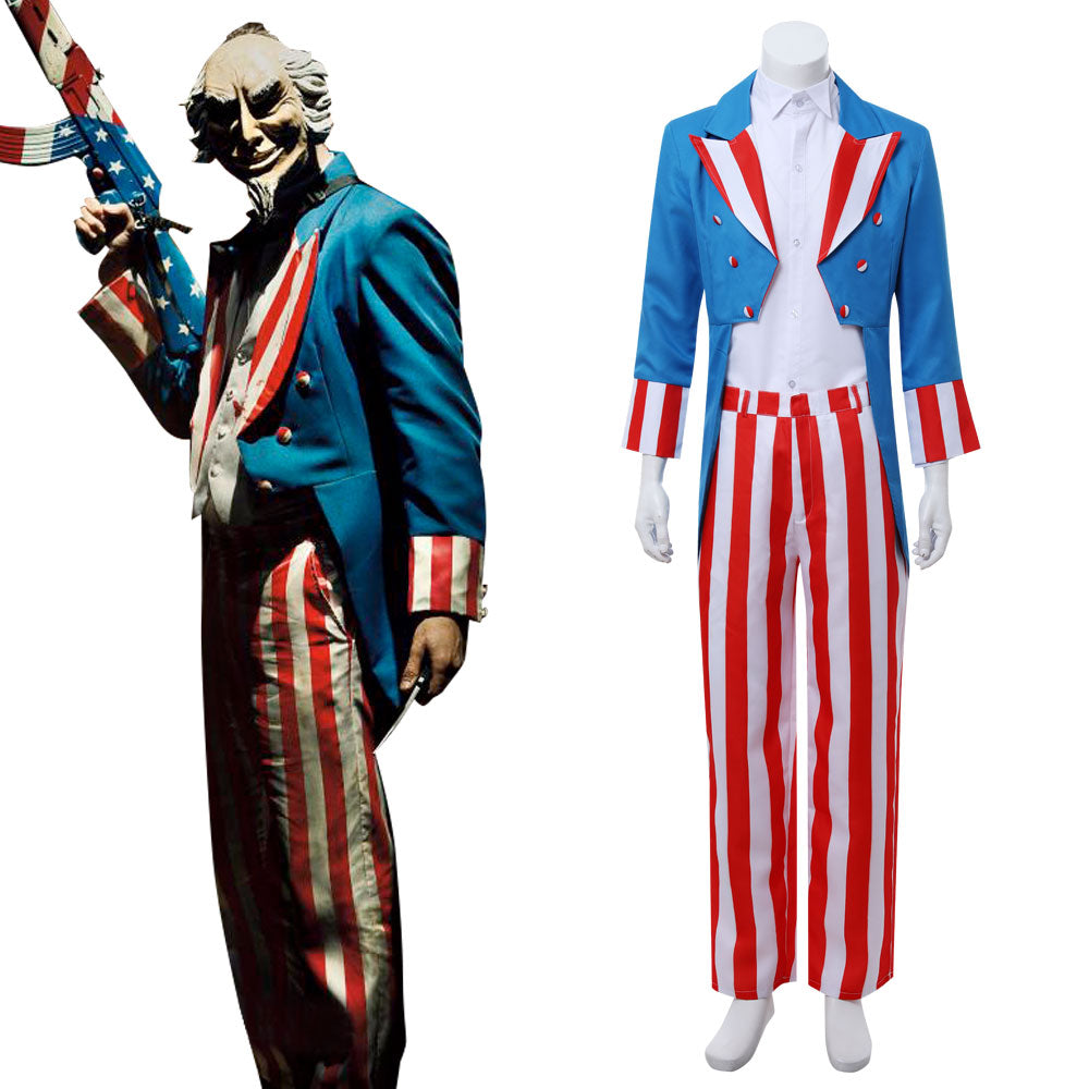 The Purge 3 : Election Year Uncle Sam Halloween Cosplay Costume - Tophatter Daily Deals