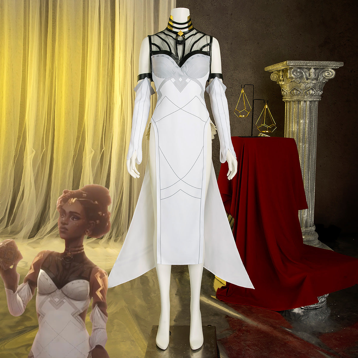 League of Legends Arcane 2 LOL Mel Cosplay Costume Costume - Tophatter Daily Deals