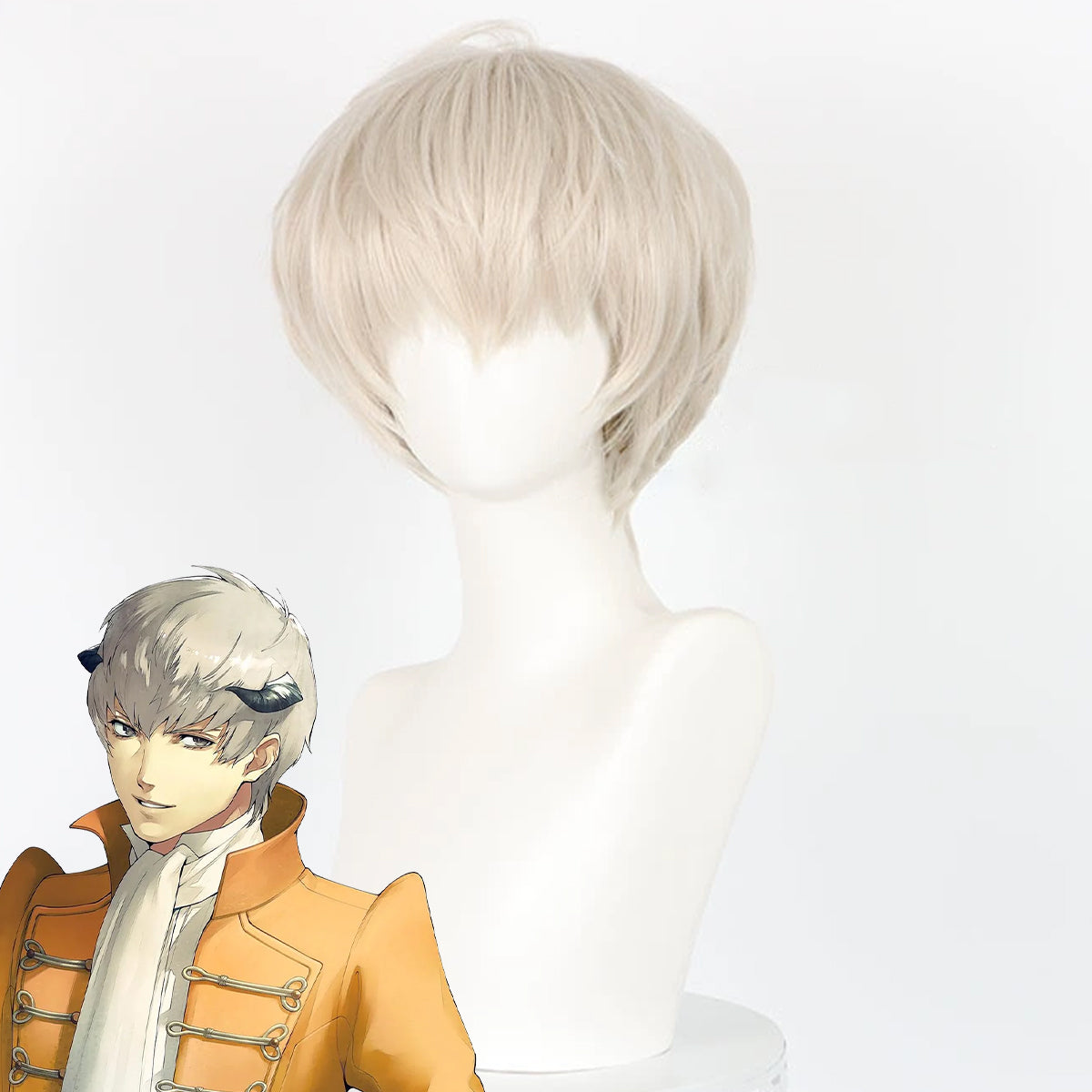 Metaphor: ReFantazio Strohl Yellow Cosplay Wig Wig - Tophatter Daily Deals