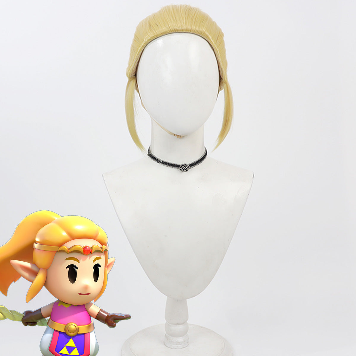 TLOZ: Echoes of Wisdom Princess Ponytail Golden B Cosplay Wig Wig - Tophatter Daily Deals