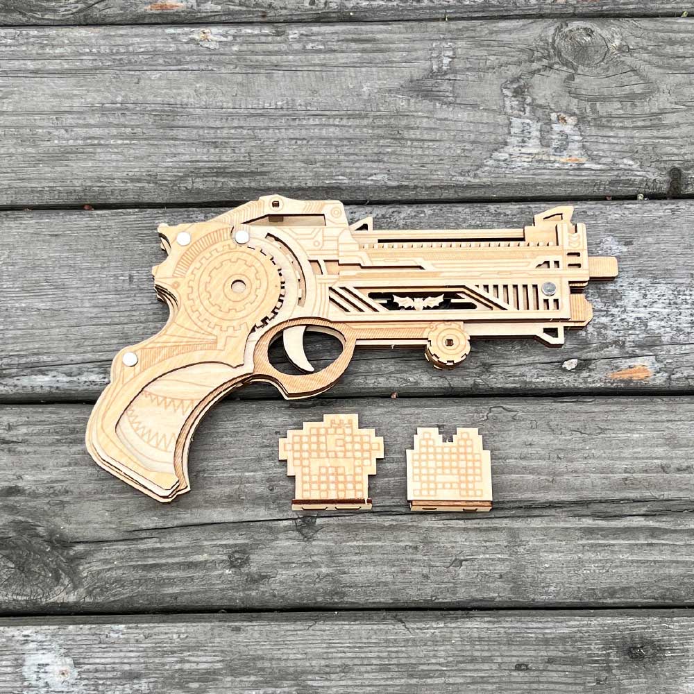 Hunting Gun 3D Rubber Band Gun Model Kit - Tophatter Daily Deals