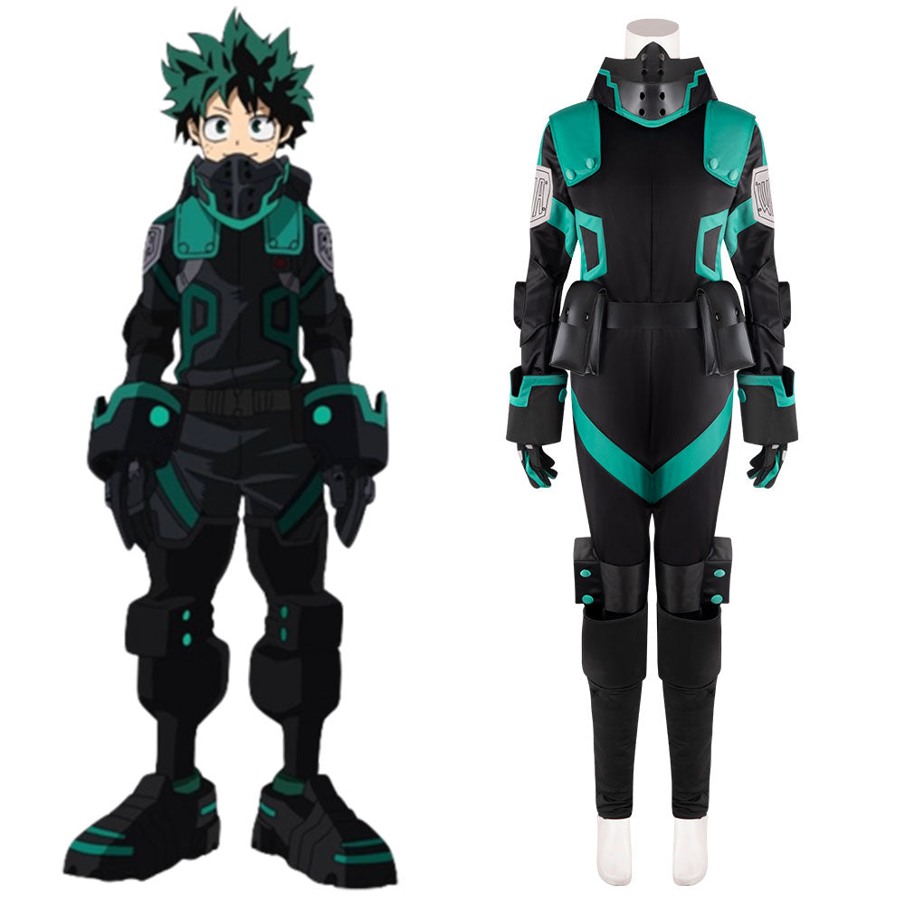 My Hero Academia World Heroes Mission Boku No Hero Akademia Izuku Midoriya Deku Winter Suit Cosplay Costume - Tophatter Daily Deals