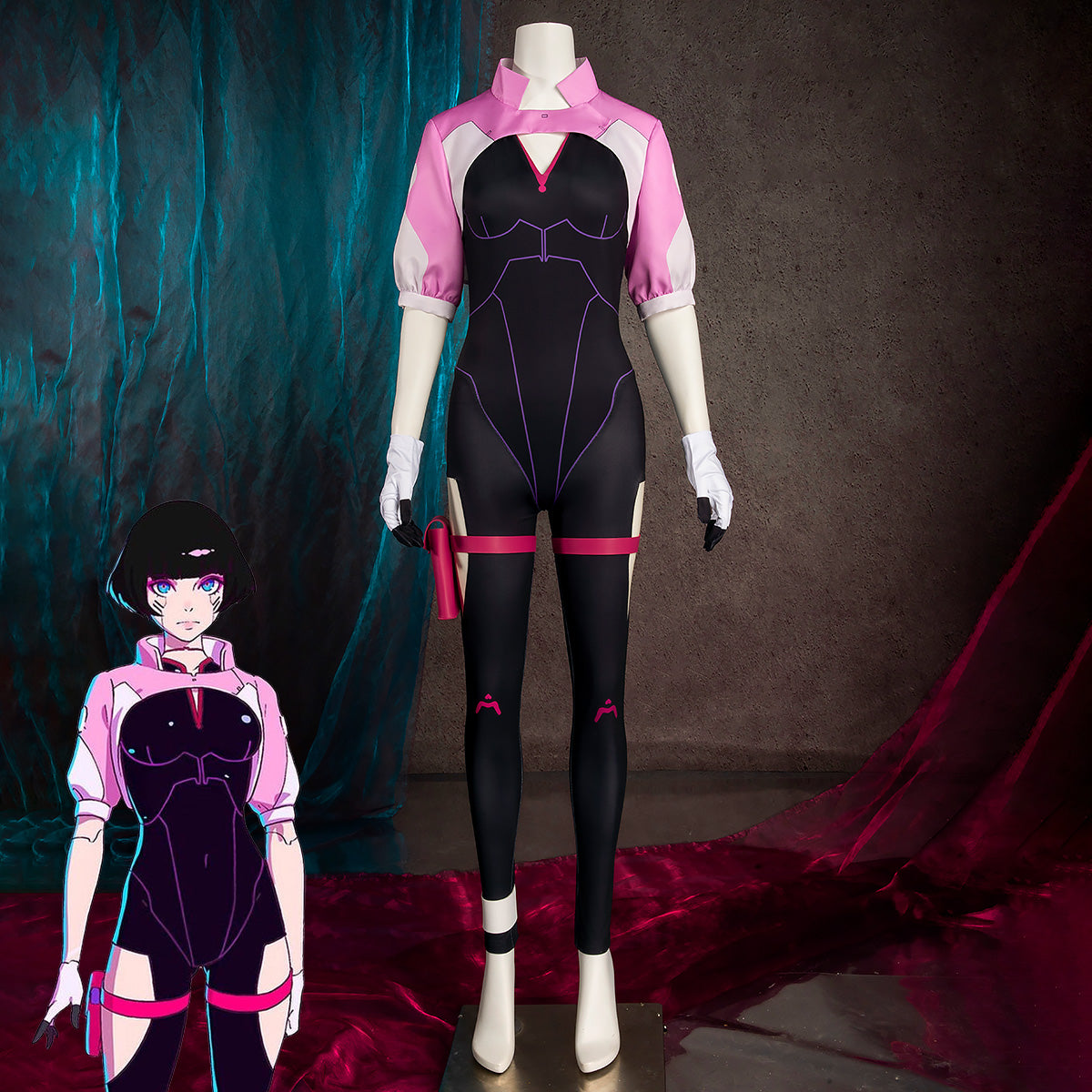 Cyberpunk: Edgerunners Ending Theme Let You Down Sasha Yakovleva Cosplay Costume Costume - Tophatter Daily Deals