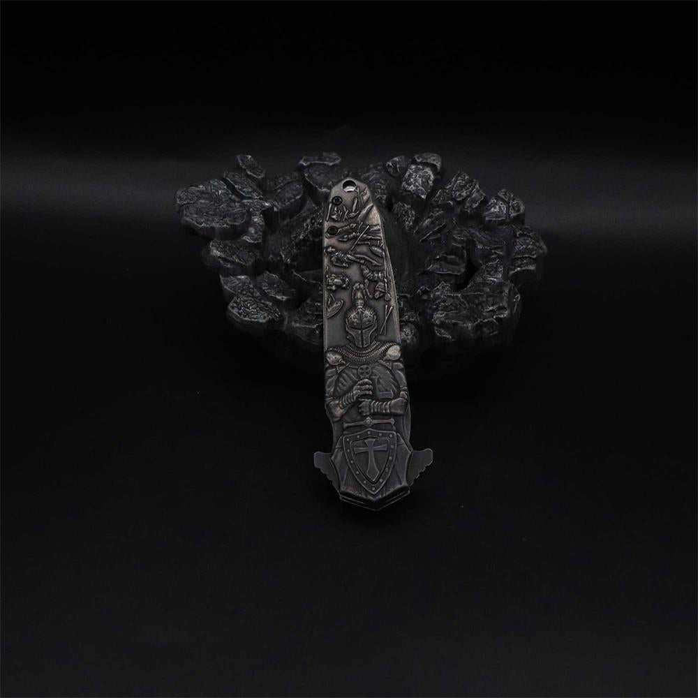 Crusades Knife Knights Templar Folding Knife - Tophatter Daily Deals