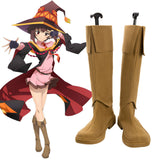 Kono Subarashii Sekai ni Bakuen wo! Konosuba: An Explosion on This Wonderful World! Megumin Brown Cosplay Shoes Shoes/Boots - Tophatter Daily Deals