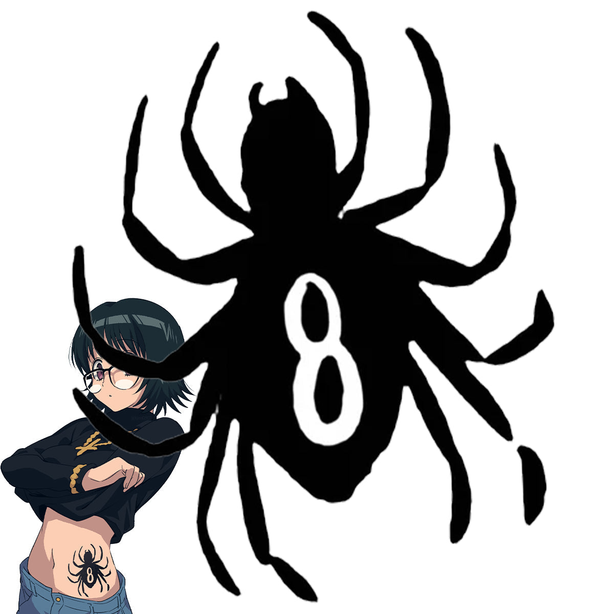 Hunter X Hunter Shizuku Murasaki Tattoo Stickers Cosplay Accessory Prop Prop - Tophatter Daily Deals