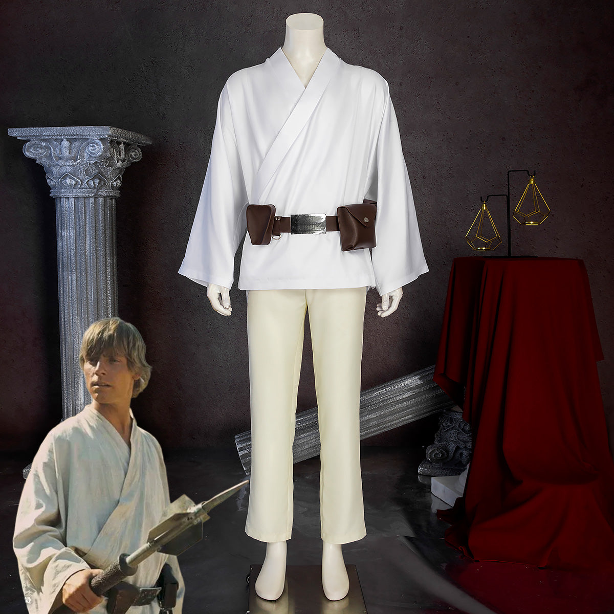 Star Wars Luke Skywalker Halloween Cosplay Costume Costume - Tophatter Daily Deals