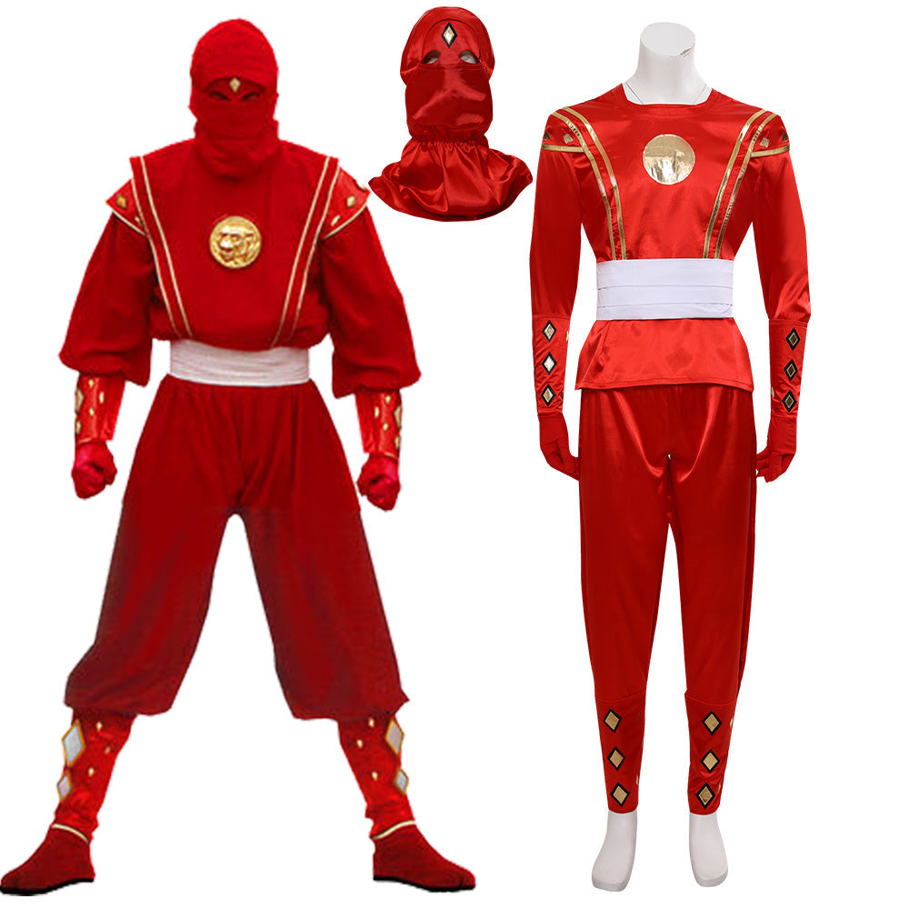 Power Rangers Red Ninjetti Ranger Red Ninja Ranger Cosplay Costume Costume - Tophatter Daily Deals