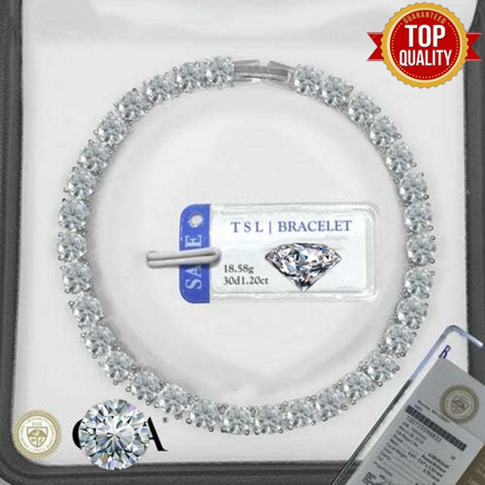 Lindsey Leigh™ Diamond Tennis Bracelet Bracelets - Tophatter Daily Deals