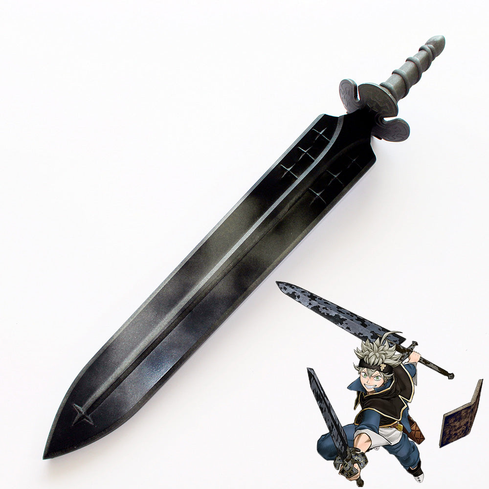 Black Clover Asta Short Sword Cosplay Weapon Prop Prop - Tophatter Daily Deals
