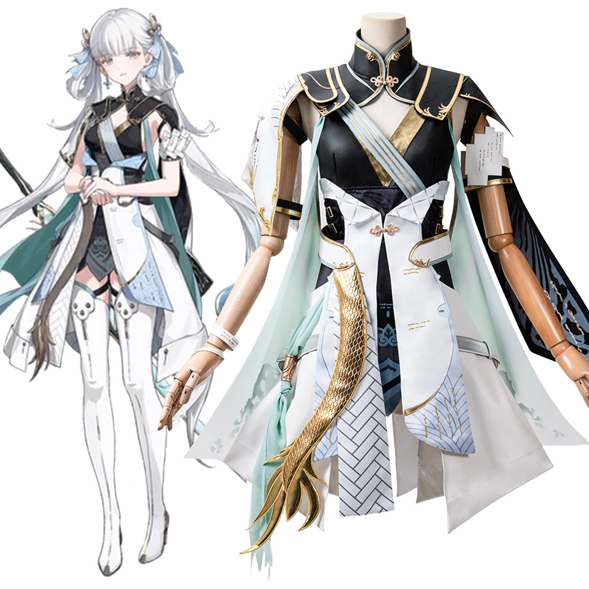 Wuthering Waves Jinhsi Cosplay Costume Costume - Tophatter Daily Deals