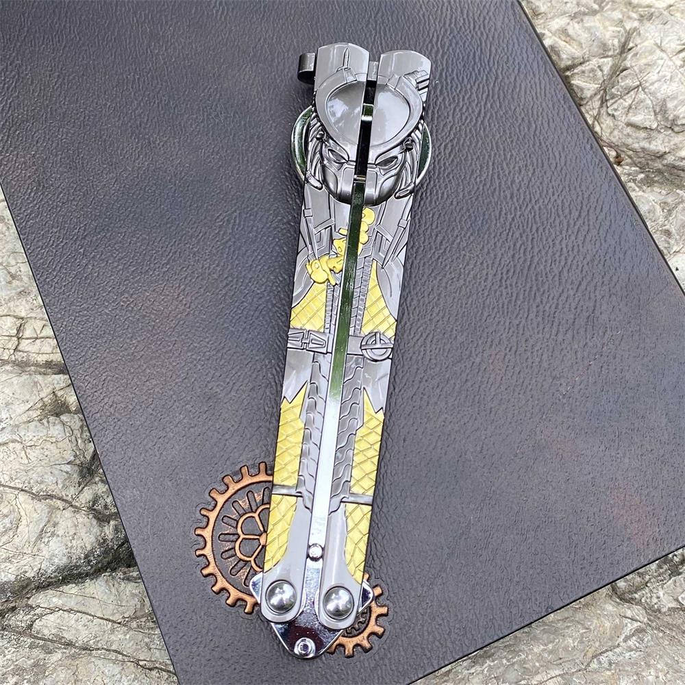 Metal Predator & Alien Balisong Bottle Opener - Tophatter Daily Deals