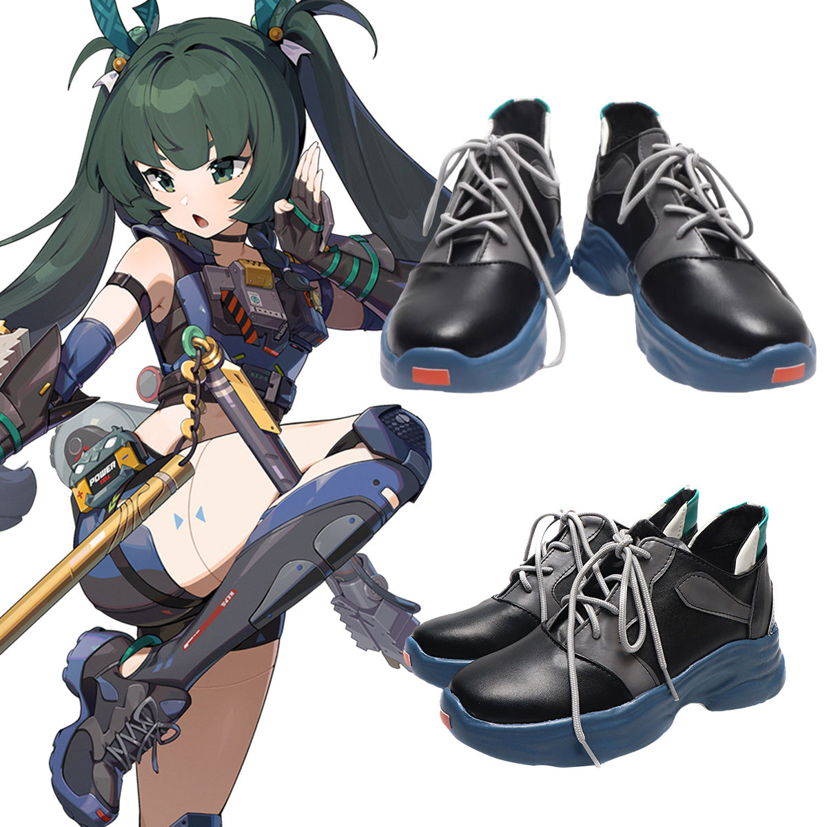Zenless Zone Zero Qingyi Black Cosplay Shoes Shoes/Boots - Tophatter Daily Deals